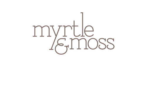 Myrtle & Moss logo on a white background